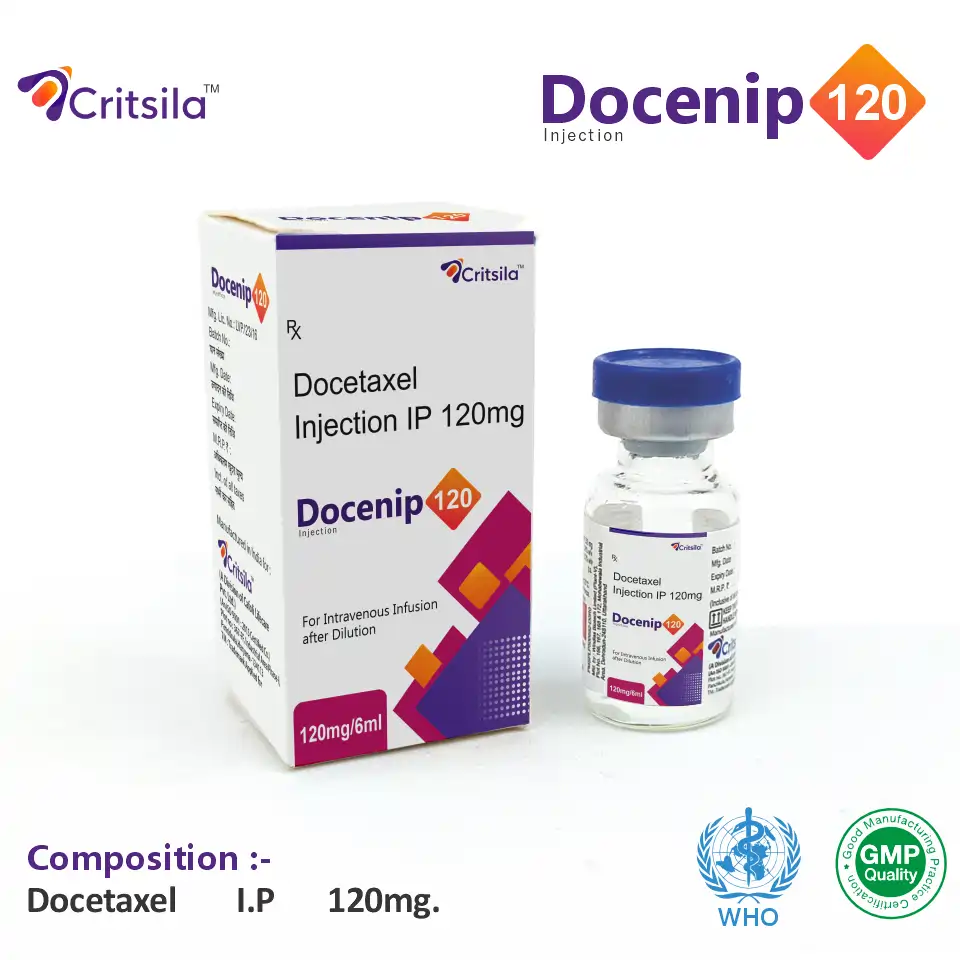 Docenip 120 Injection for PCD Pharma Franchise